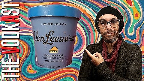 BOY, Did I Screw this one up!!! Van Leeuwen MARZIPAN Cake Ice Cream Review & Demo - The Vodkast
