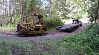 Cat D47U dozer part 2: Recovery from the woods