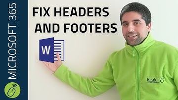 Missing Header and Footers in Microsoft Office Word FIXED