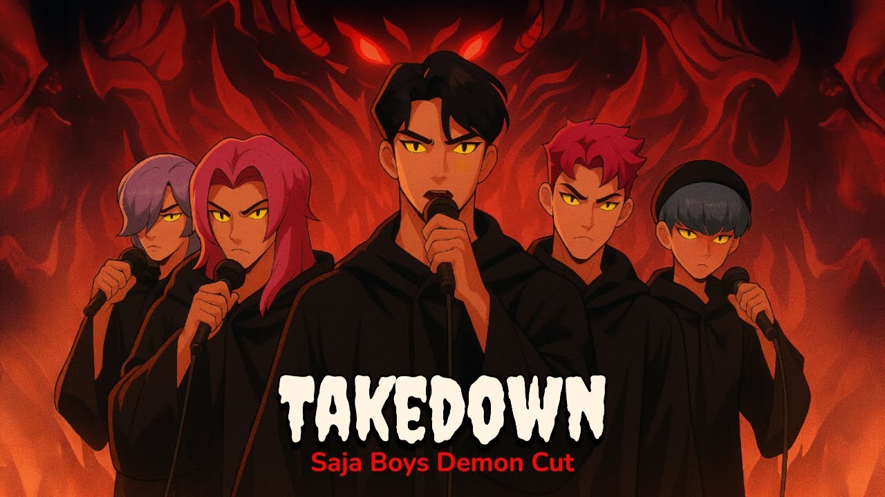 Takedown – Saja Boys (Demon Boy Cut) | K-Pop Demon Hunters Concept ✦ By LUNARA ✦