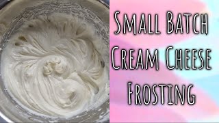 Small batch cream cheese frosting/Are you looking for a great frosting with no leftovers😎 try this