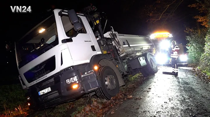 VN24 - Scariest rescue ever seen - Truck threatens to slide down hill