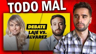 Analizo el debate de Agustín Laje y Gloria Álvarez