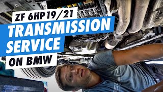 DIY ZF 6HP19/21 Transmission Service on BMW