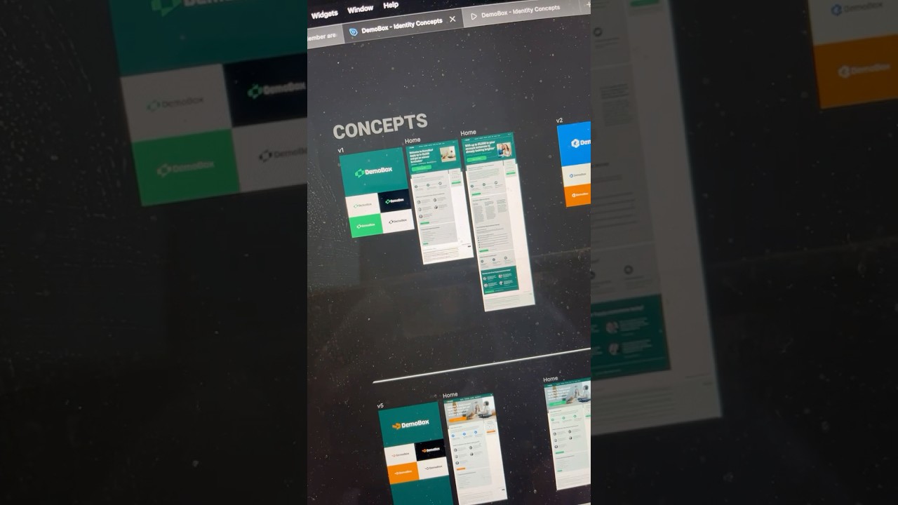 Концепции лого + сайт 