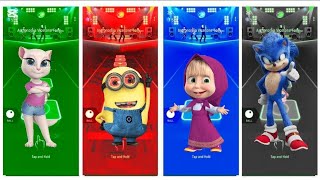 Talking Angela Vs Minions Vs Masha Vs Sonic Epic Cartoon Battle