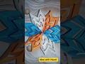 DIY Beautiful 3D Snowflake ❄️ for Christmas ⛄#christmas #papercraft