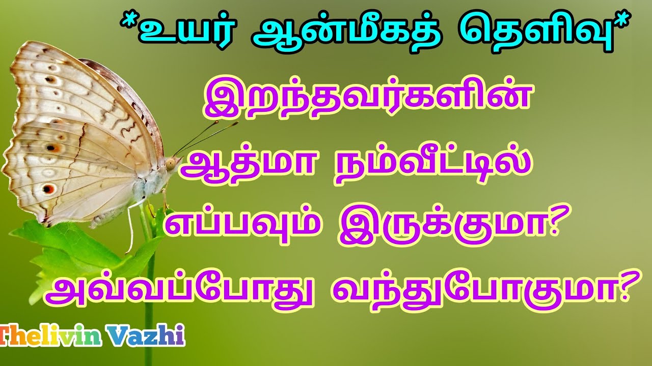 இறந்தவர்களின் ஆத்மா நம்வீட்டில் எப்பவும் இருக்குமா? அவ்வப்போது வந்துபோகுமா?