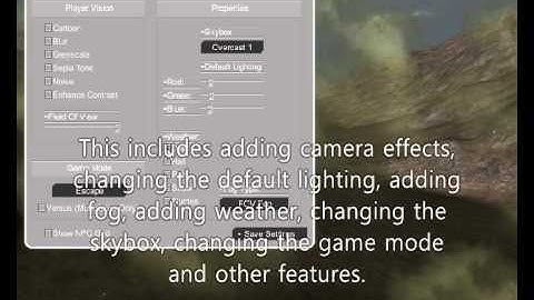 Terror Engine Basics: The Settings Tab #8