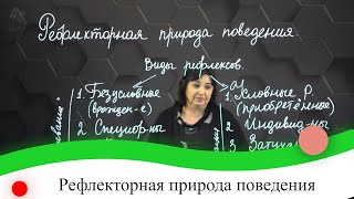 Рефлекторная природа поведения. 7 класс.