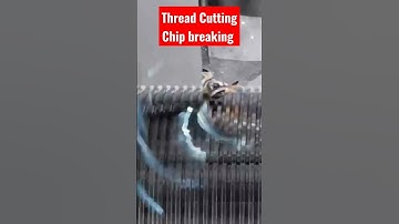 Thread Cutting  #Turning #chipbreak trick #Cnc #Trending