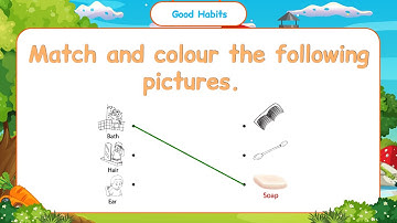 Pre-Primer EVS Lesson | Every Page Explained for Kids | evs for kids | Match and colour the pictures
