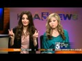 Victoria Justice and Jennette McCurdy on KTLA