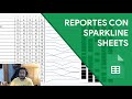 Gráficos en miniatura con Sparkline en Hojas de Cálculo de Google