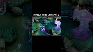 Marcel's INSANE Lord Save! 💥🔥| MLBB Shorts