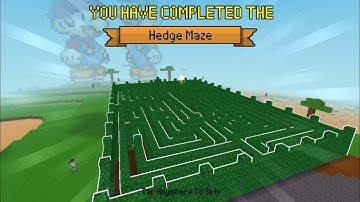 BLOCK CRAFT 3D BUILDING A “HEDGE MAZE”