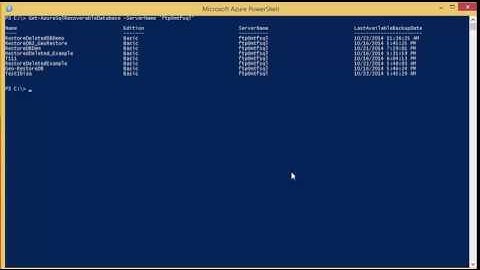 How to Restore a SQL Database with Geo Restore  Azure PowerShell