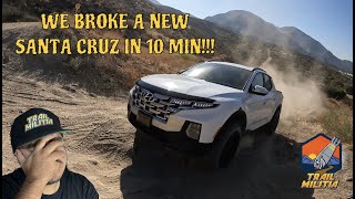 Hyundai Santa Cruz Stress test gone wrong!