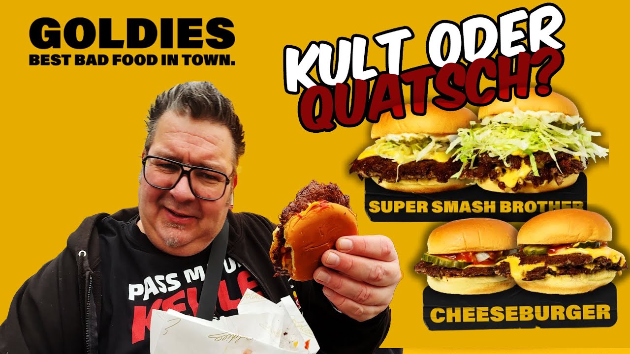 KULT ODER QUATSCH? Ich war bei GOLDIES SMASHBURGER in BERLIN!