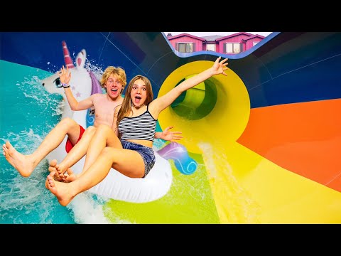 TURNING MY BACKYARD INTO A WATERPARK!!💦 | Piper Rockelle