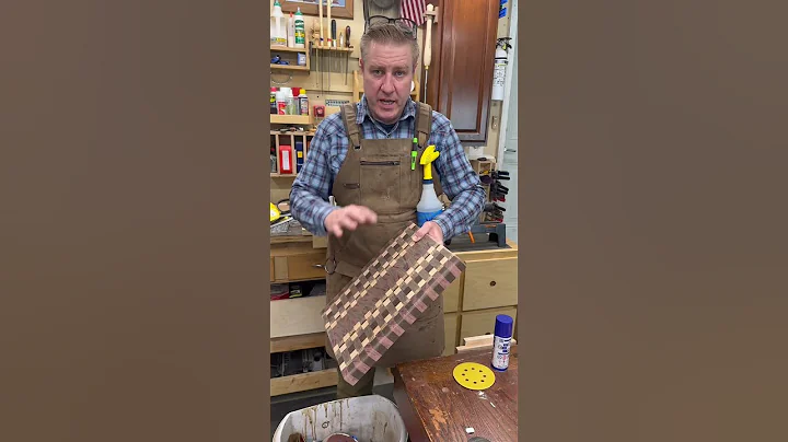 What is a “water pop”? Best trick for sanding to a glass smooth surface. #woodworking #diy #wood