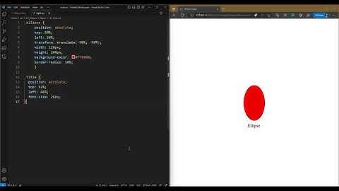 CSS Tutorial: Ellipse Shape  #html #css #tutorial #shape #ellipse