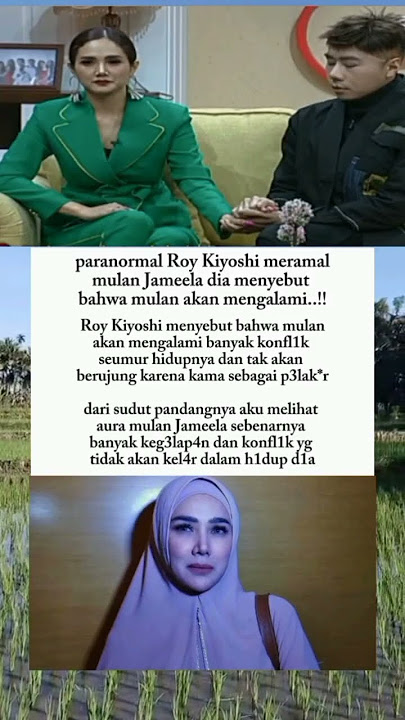 mulan Jameela diramal oleh Roy Kiyoshi..!!