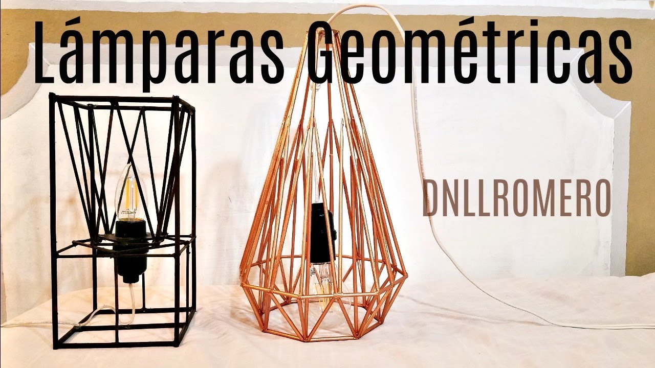 DnllRomero - Crea tu propia lámpara geométrica (Tutorial) - YouTube