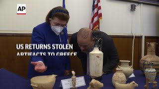 US returns artifacts worth $20 million to Greece