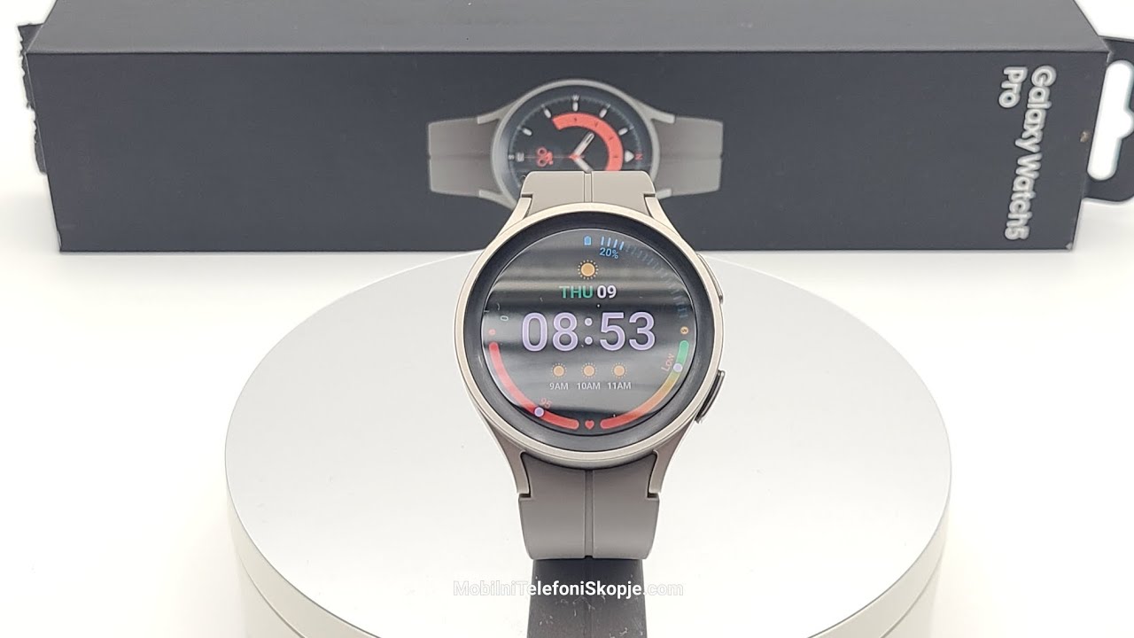 Kako Nov! Samsung Galaxy Watch 5 Pro Silver Titanium 45mm YouTube