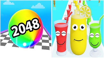 Number Ball Race & Merge 3D (Android) Vs Juice Run (iOS)