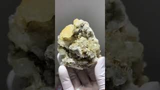 Video preview: Pale Yellow Aquamarine with Feldspar — Xuebaoding · 8.3 cm | Natural Mineral Specimen