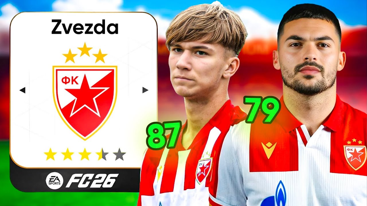 Zvezda Sa Novim Ocenama u FC 26! 🔥