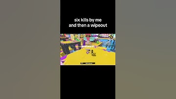 six kills by me and then a wipeout #splatoon #shorts