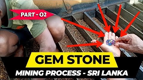 Gemstone mining process in Sri Lanka | New machinery method | Part - 02 | 🇱🇰