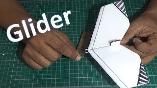 How to make an easy foam glider and study the aileron