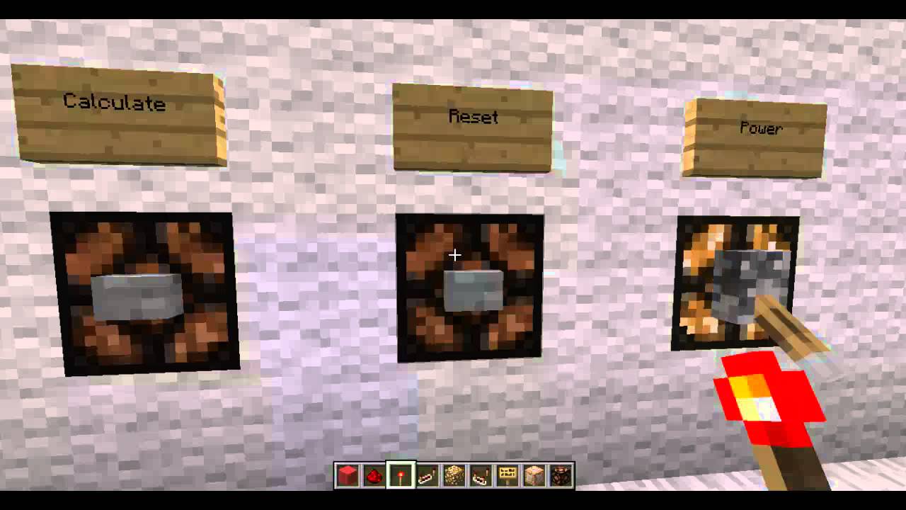 Minecraft 6-Digits Calculator