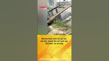 Khoảnh khắc trinh sát giả làm cần thủ, nhanh như cắt quật ngã "Quý Đen" tại bờ sông #shorts