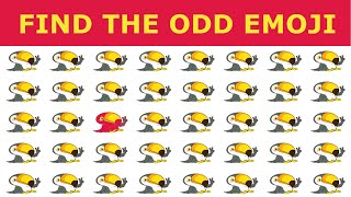 WOW ANIMALS QUIZ! HOW GOOD ARE YOUR EYES #35 l Find The Odd Emoji Out l Emoji Puzzle Quiz