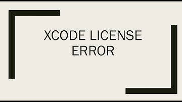 How to fix xcode license Agreement error Or accept Agreement from Terminal