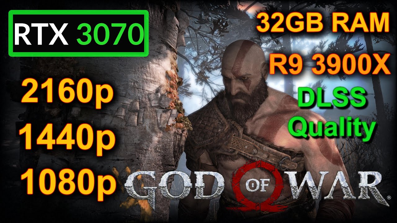 God Of War PC | RTX 3070 + Ryzen 9 3900X | 4k, 1440p Ultra 32GB