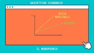 Il monopsonio (o monopolio della domanda) [Forme di Mercato] [Microeconomia]