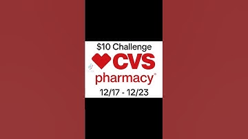 CVS $10 Challenge| 12/17 - 12/23/23