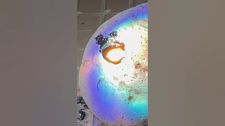 Solar Death Ray turns rock into obsidian #physics #science #obsidian