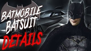 The BATMAN 2021 Batmobile \& BatSuit NEW Details