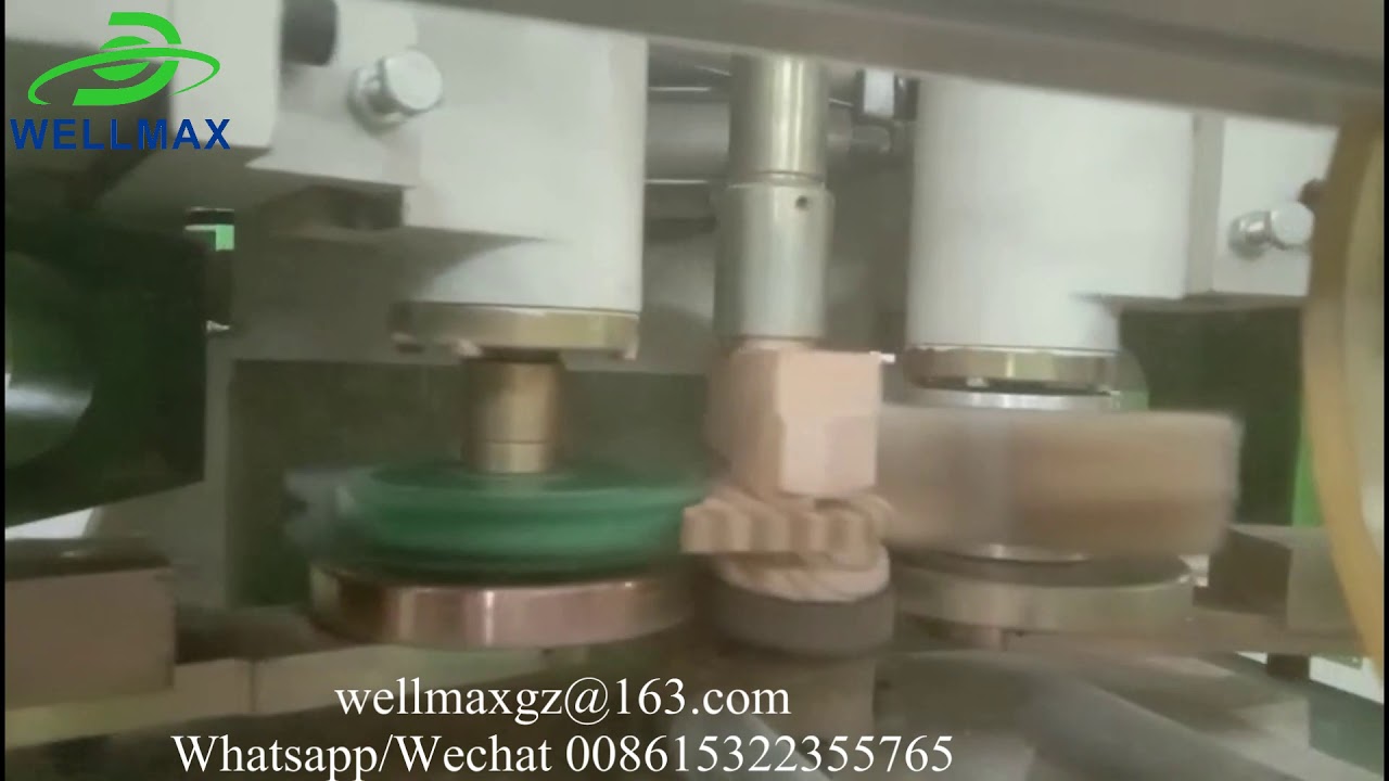 Automatic wood copy shaper machine for comb brush handle shaping