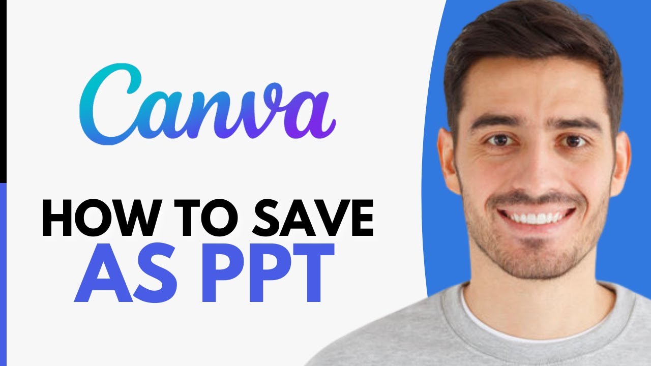 How To Save Canva Presentation As PPT - Step by Step - YouTube