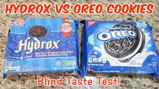 Hydrox vs Oreo Cookie Blind Taste Test