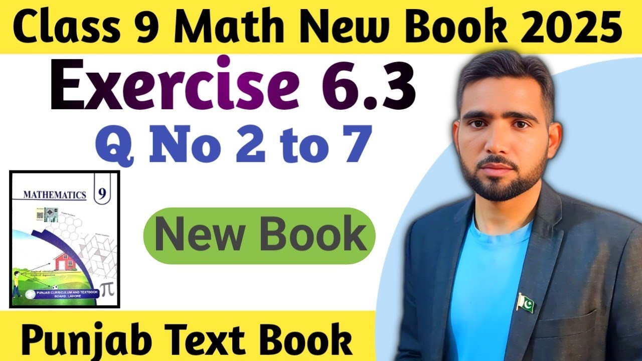 Exercise 6.3 Question Number 2 to 7 Class 9 Math New Book Chapter 6 ...