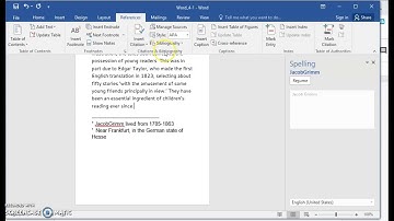 In text citations in Word 2019